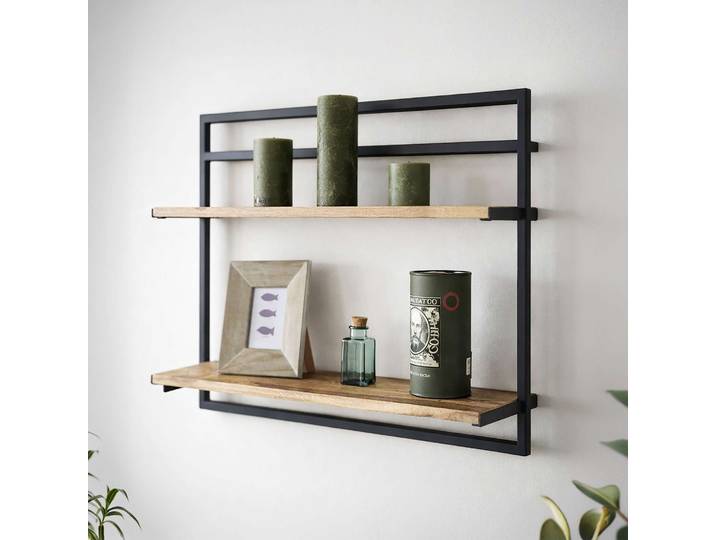 Etagère bois et métal 70 x 60 - Selfsh