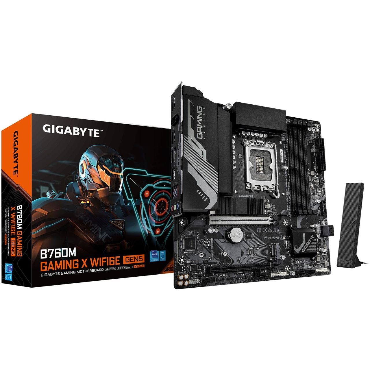 Gigabyte B760M Gaming X WiFi6E GEN5 Intel B760 So. 1700 DDR5 µATX Retail