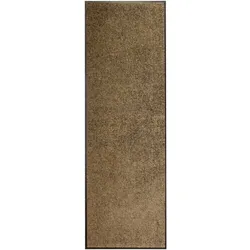 vidaXL Fußmatte Waschbar Braun 60x180 cm