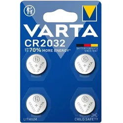 Varta 4er-Pack Knopfzellen »ELECTRONICS« CR2032, 2x0.32 cm