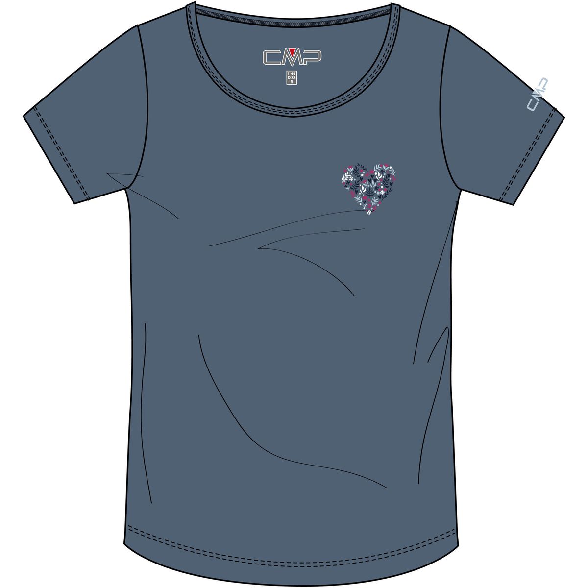 CMP Woman T-shirt space (L802) 34 31T8476-L802-34