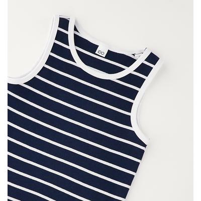 Anzugweste IDO "GIRL SUMMER T-SHIRT", Mädchen, Gr. 152, navy, 95% Baumwolle, 5% Elasthan, Westen Anzugweste
