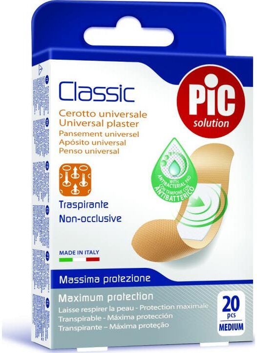 PIC Solution Classic Antibact 19X72 Mm 20 uds