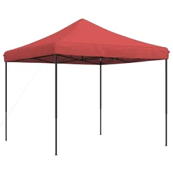 vidaXL Partyzelt Faltbar Pop-Up Burgunderrot 292x292x315 cm