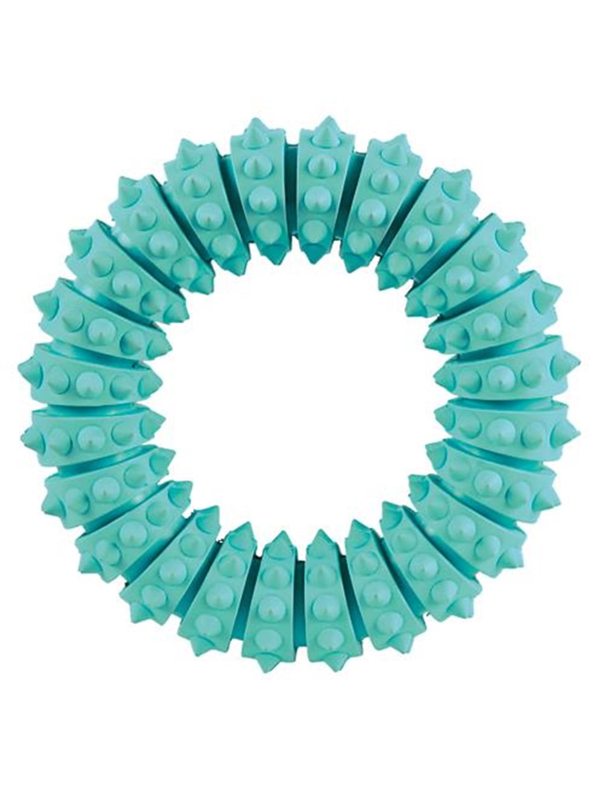 Trixie Denta Fun Ring Kauspielzeug aus Naturkautschuk mit Minzgeschmack 12cm