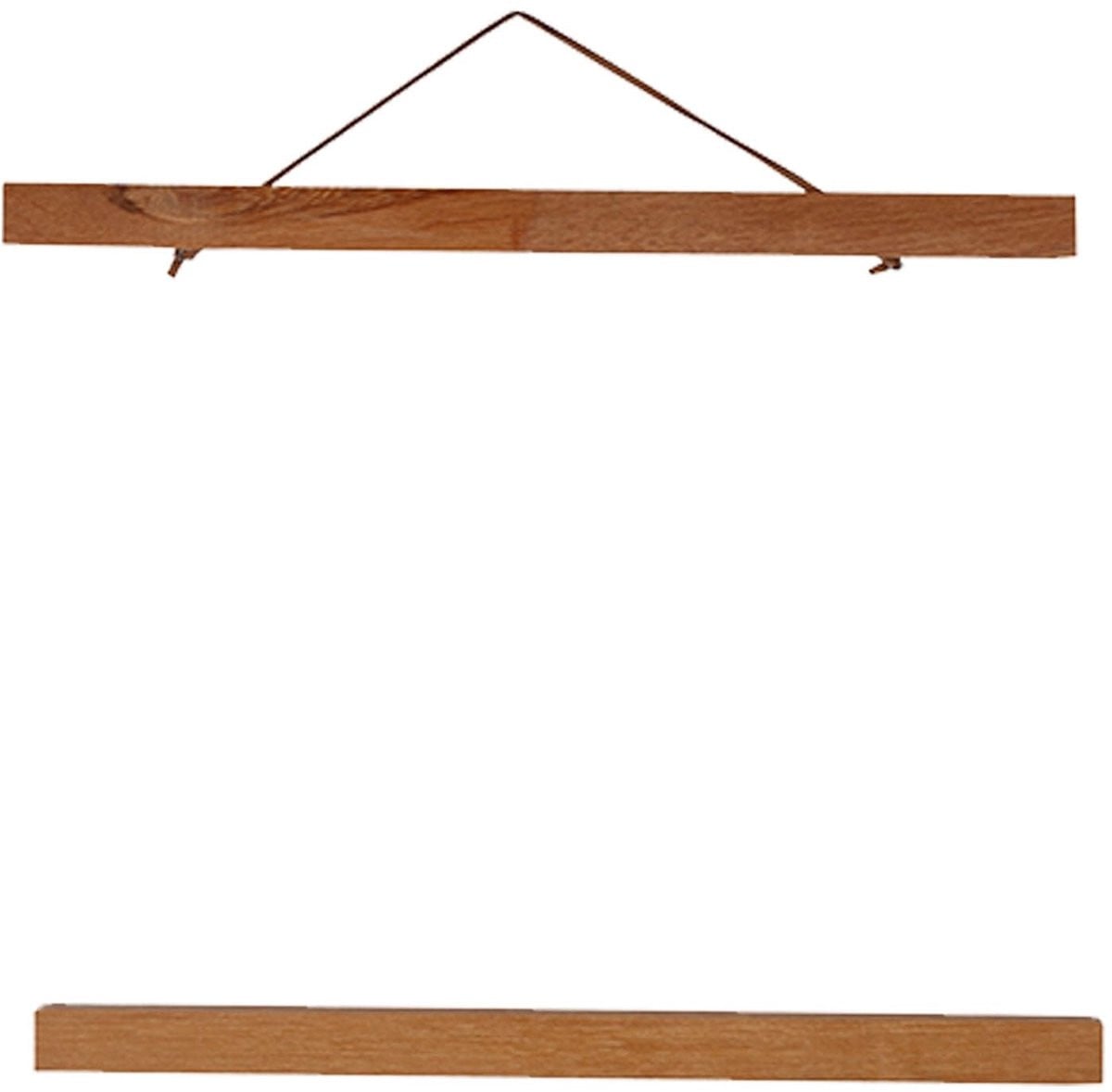 Dailygoods Magnetische Posterhanger van Hout - 30 cm - Bescherming voor Kunstwerk en Fotolijsten