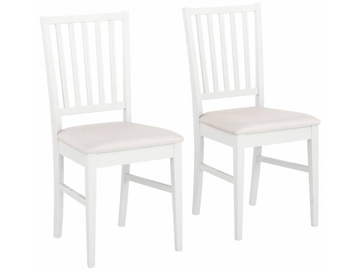 Esszimmerstuhl HOME AFFAIRE Ruanda Küchenstuhl , beige (beige, weiß), B:44cm H:92cm T:50cm, Fein strukturierter und pflegeleichter Webstoff;Aus 100% Polyester, Stühle, Esszimmerstuhl, im 2er, 4er oder 6er-Set, Holzstuhl