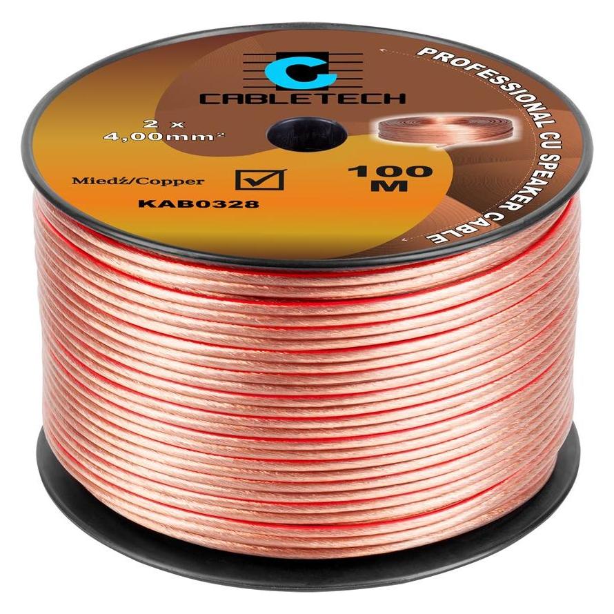 Cabletech 4-mm-Lautsprecherkabel (0.22 m, 4 mm²) (KAB0328)