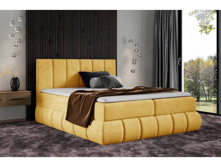 DB-Möbel Boxspringbett Kontinentalbett VANESSA modernes Design Möbel-vom Hersteller