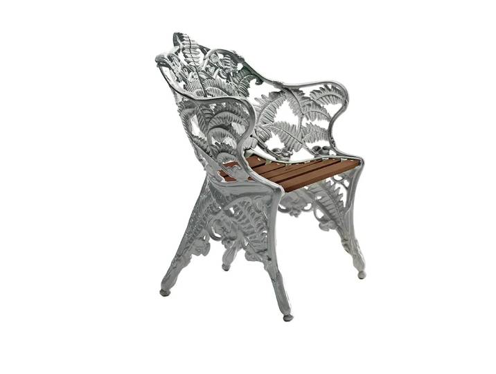 Byarums bruk Classic Sessel Aluminium-geöltes Mahagoni