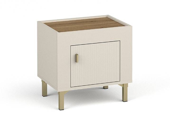 Beautysofa Nachttisch MONTA mit 1 Tür (kompakt und funktional), Modernes Design