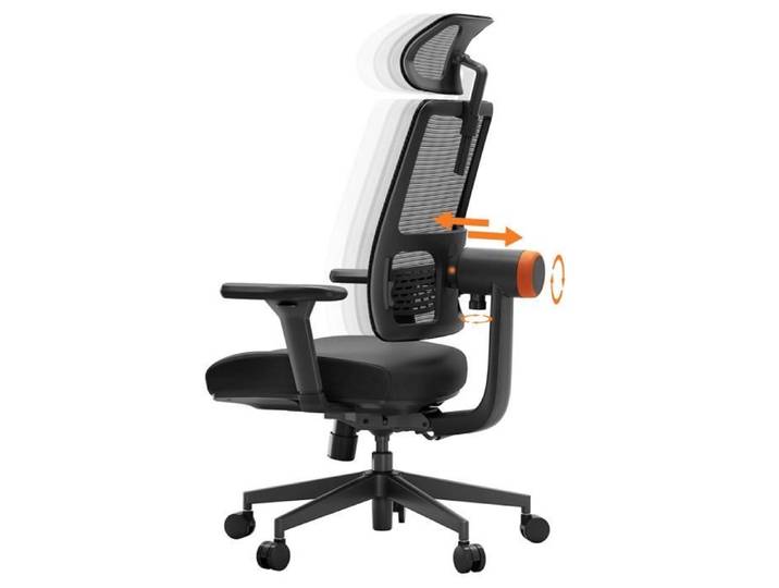Chaise Ergonomique NEWTRAL MAGICH002 - Dossier à Suivi Automatique - Support Adaptatif du Bas du Dos - Accoudoir Inclinable 4D
