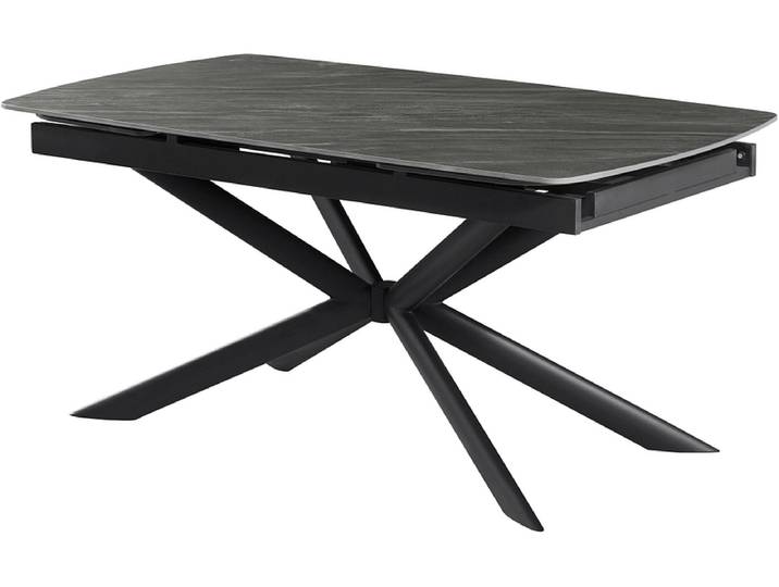 Tisch ausziehbar SKIFER 160-200-240x90x76cm dunkelgrau