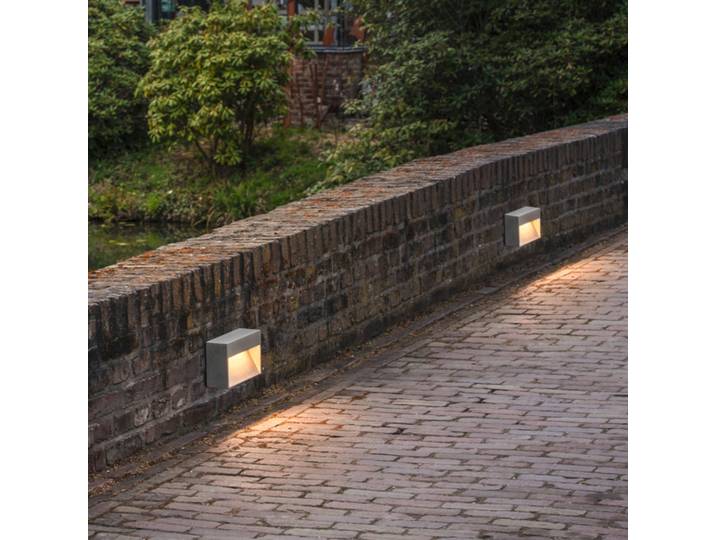 Applique d'extérieur Concreto LED M IP65 Light Grey - SLV - Moderne - Béton - Angulaire
