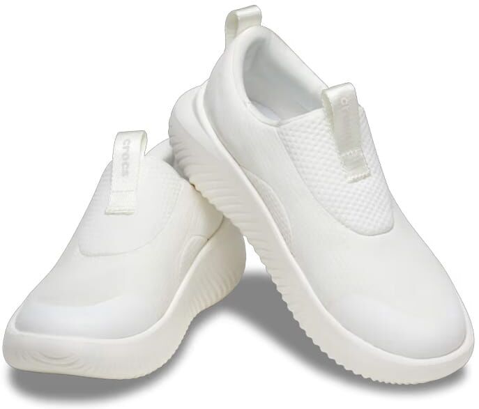 Crocs Mellow Ease slip-on tennarit (unisex) - White/White, 38-39
