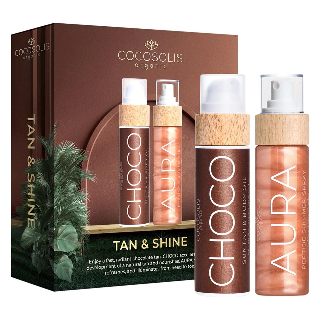 Cocosolis Set Tan & Shine Choco 110 Ml Aura 100 Ml (210 ml) (65665394)