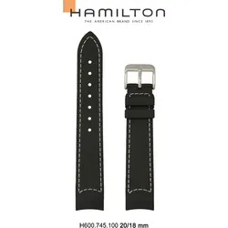 Hamilton - Khaki Sub Ii, Iii Band-set Kautschuk-schwarz-20/18 H691.745.100 - schwarz