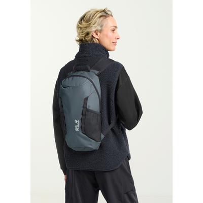 Daypack JACK WOLFSKIN "VELOCITY LITE 10", grau (grauodessa), Rucksäcke, onesize, Obermaterial: 100% Polyester. Futter: 100% Polyester, Leichter Tagesrucksack, kompakt, komfortabel