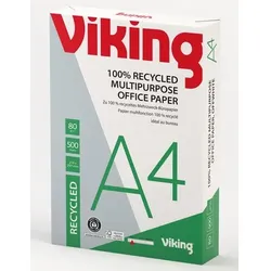 Viking Off-White DIN A4 Druckerpapier Recycelt 100% 80 g/m2 Glatt Weiß 500 Blatt