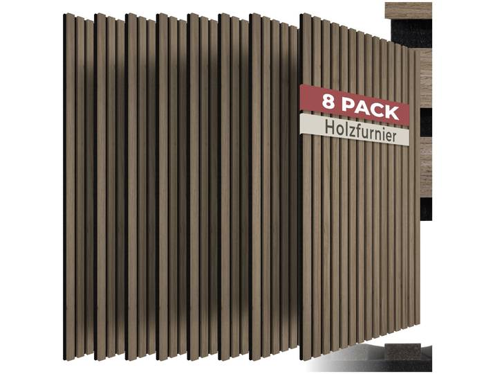 Akustikpaneele Sonic Wall IV Holzoptik - Eiche dunkel