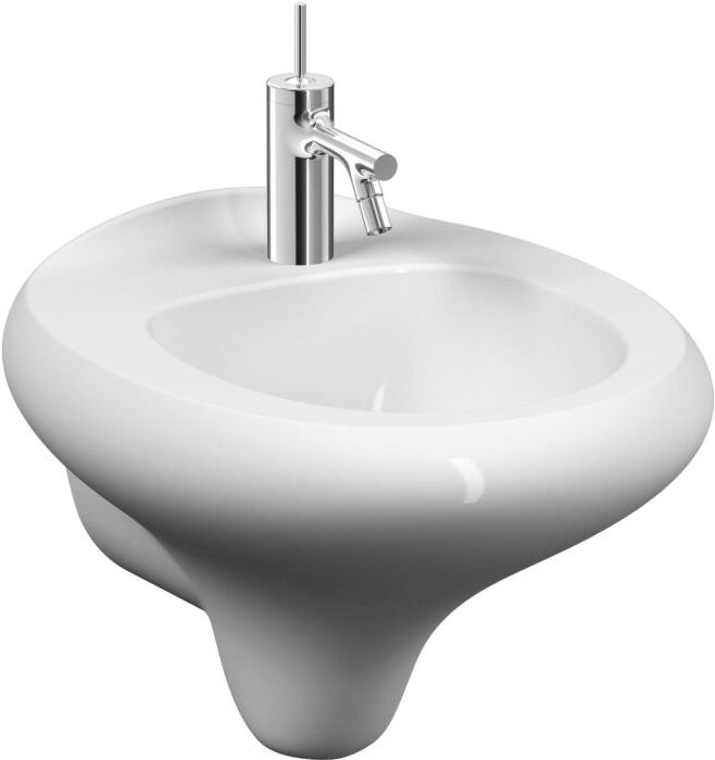 Vitra Istanbul Wand-Bidet 4516B403-1599 weiß VC, ohne Überlauf/Hahnloch mittig