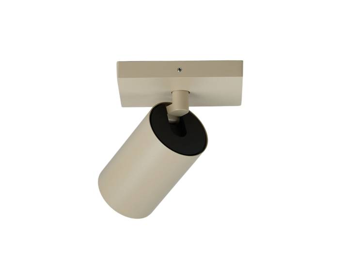 SpotOn1 Strahler, Metall, beige, Breite 9 cm - Antidark - Wohnzimmer - Modern - Einflammig