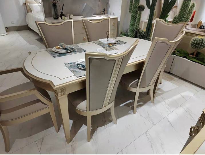 Xlmoebel Esstisch Eleganter Holztisch mit edler Verarbeitung für stilvolle Räume (1-St., Esstisch), Hergestellt in Europa