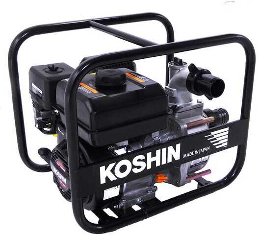 Oriental Koshin Motopompe thermique Koshin STV-50X  pour eaux semi-chargées avec raccords de 50 mm