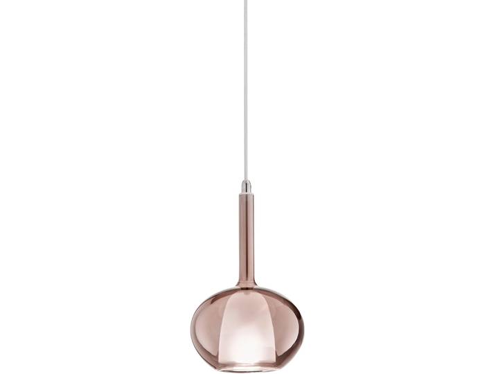 Designer-Pendellampe Giberti Luce Carina Glas amethyst B: 16 cm, E14