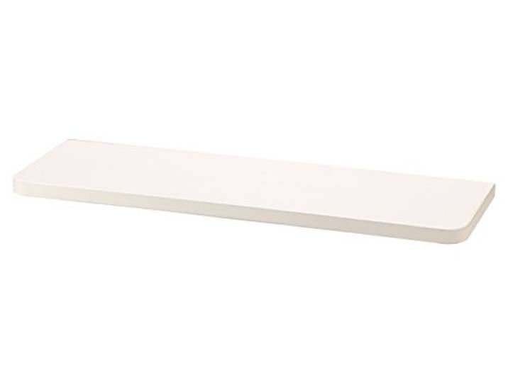 King Collection M1106010 Étagère en Panneaux Nobilitato Coussin avec Bordure sur 3 Côtés\, Blanc