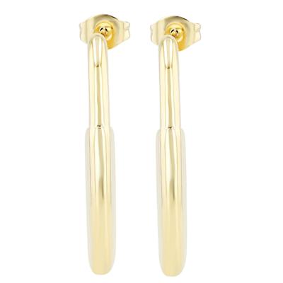 Paar Creolen ADELIA´S "Ohrringe – Creole aus Edelstahl", Damen, Gr. Damen, Edelstahl, gold, Ohrringe, Schöne Geschenkidee zum Jubiläum