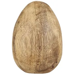 IB Laursen Osterei aus Mangoholz stehend, H7,5 x Ø5,5 cm, natur