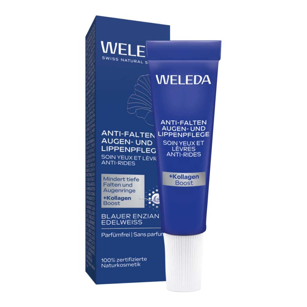 WELEDA AG Weleda Anti-Falten Augen- & Lippenpflege Bl. Enzian & Edelweiss 18446794