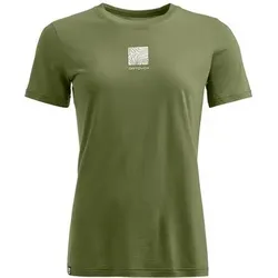 ORTOVOX Damen Unterhemd 120 COOL TEC ABSTRACT TS W, Größe XL in Grün Grün