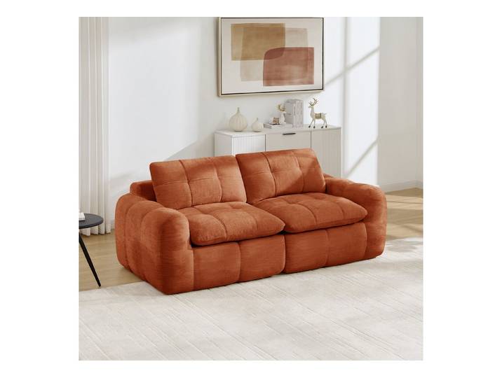 ANYSUN 2-Sitzer modular kombinierbar Polstersofa Chaiselongue Mehrfarbig, Ecksofa, 32D hochdichter Schaumstoff, Chenille Schlafsofa, tiefe Sitzfläche,minimalistisch,für Wohnung, Wohnzimmer & Schlafzimmer