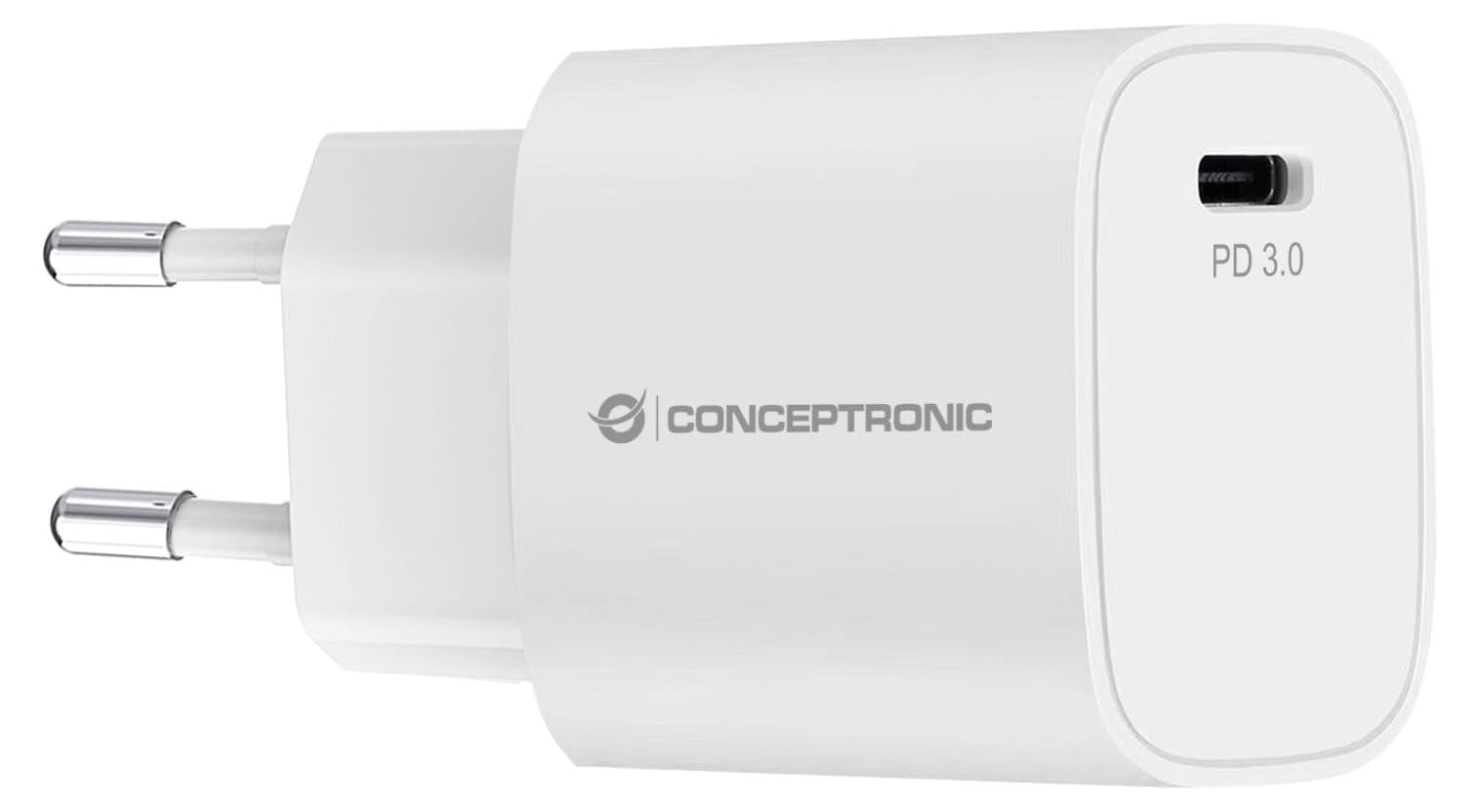 Conceptronic ALTHEA14W 20W USB-C PD 3.0 Oplader met 1 USB-C poort