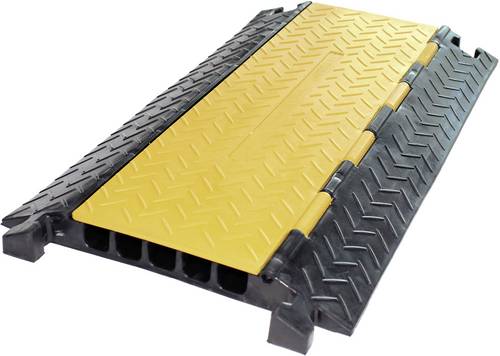 Walther Werke Kabelbrücke 39870050 Gummi Schwarz, Gelb Anzahl Kanäle: 5 800mm Inhalt: 0.8m