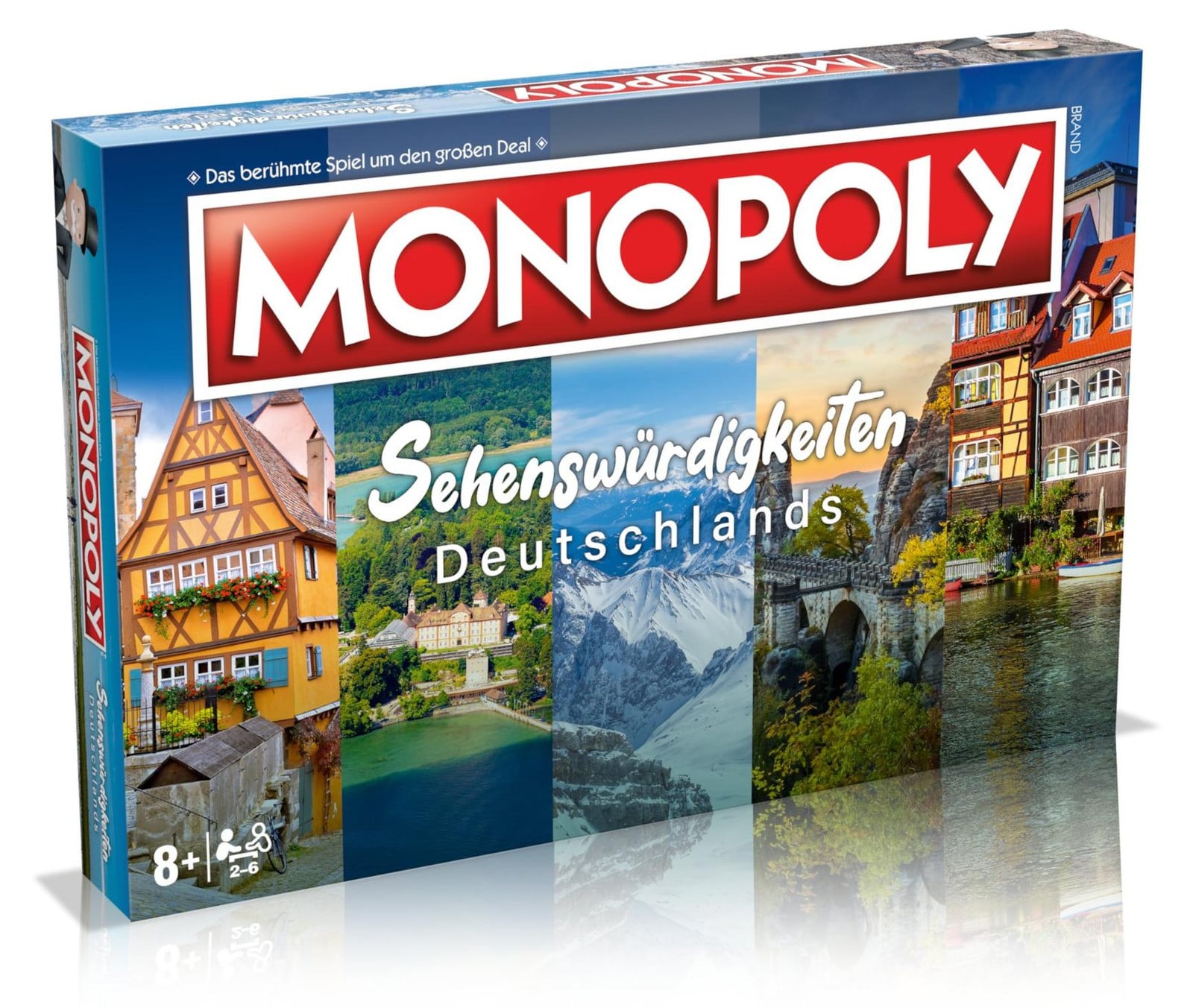 Winning Moves Monopoly Bezienswaardigheden van Duitsland Bordspel