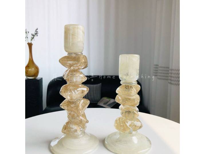Chandelier en verre de style français, pièce décorative haut de gamme, romantique, vintage, en verre artistique, pour armoire, décoration d'ambiance.