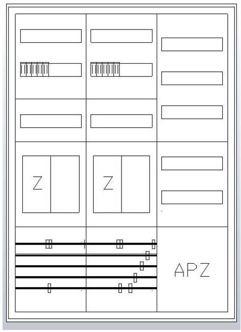 ABN Armoire compteur eHZ 2Z 2R 1V1APZ S37EA322 (S37EA322)