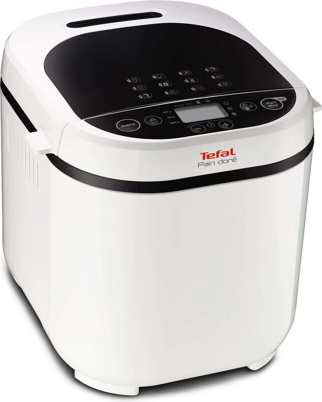 Tefal Pain Doré PF2101 Broodbakmachine - 12 Programma's - 1 L - Wit