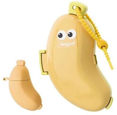 ModernMart Banana Travel Toothbrush Holder Case Portable Dustproof Toothbrush Protector yellow