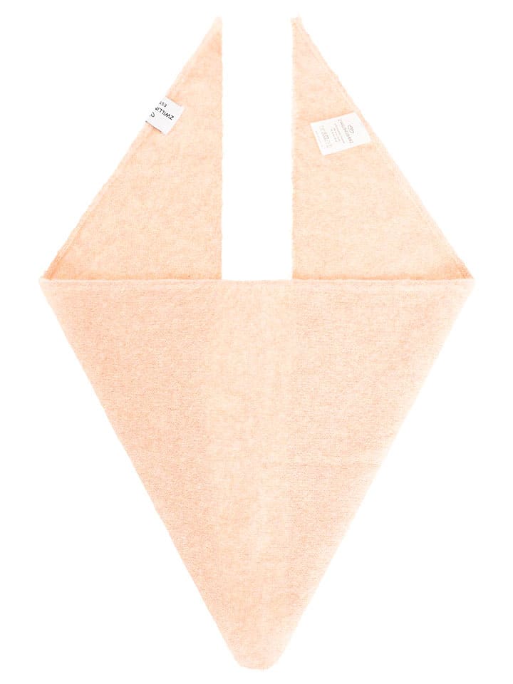 Zwillingsherz Dreieckstuch "Uni " in Rosa - (L)100 x (B)36 cm - onesize