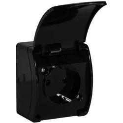 Orno, Steckdose, Gniazdo Pojedyncze 2p+Z Schuko Aquatic Ip44 Czarny