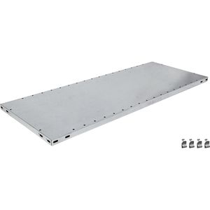 Schulte Fachboden 17230-B, für Schwerlastregal, Stecksystem, 100 x 30cm BxT, verzinkt