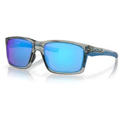 Oakley Mainlink XL Sapphire, Sonnenbrille - Grau/Blau Blau/Violett-Verspiegelt