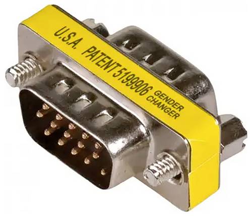 Akyga AK-AD-19 D-SUB Adapter D-SUB-Stecker 15pol. - D-SUB-Stecker 15pol. 1St.