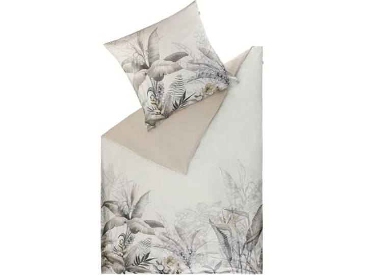 Schöner Wohnen Bettwäsche Tropical Farbe beige Größe 140x200+70x90