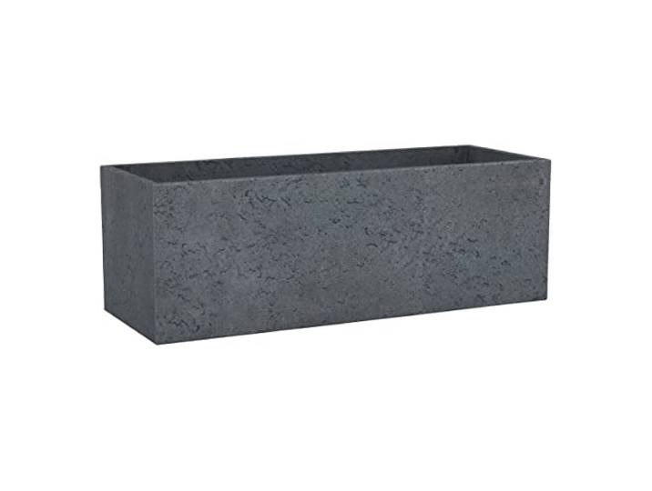 scheurich Pot de Fleurs Stony Black\, 80 x 29 x 27 cm