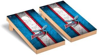 Skip's Garage Delaware State Hornets Vintage Cornhole Board Set